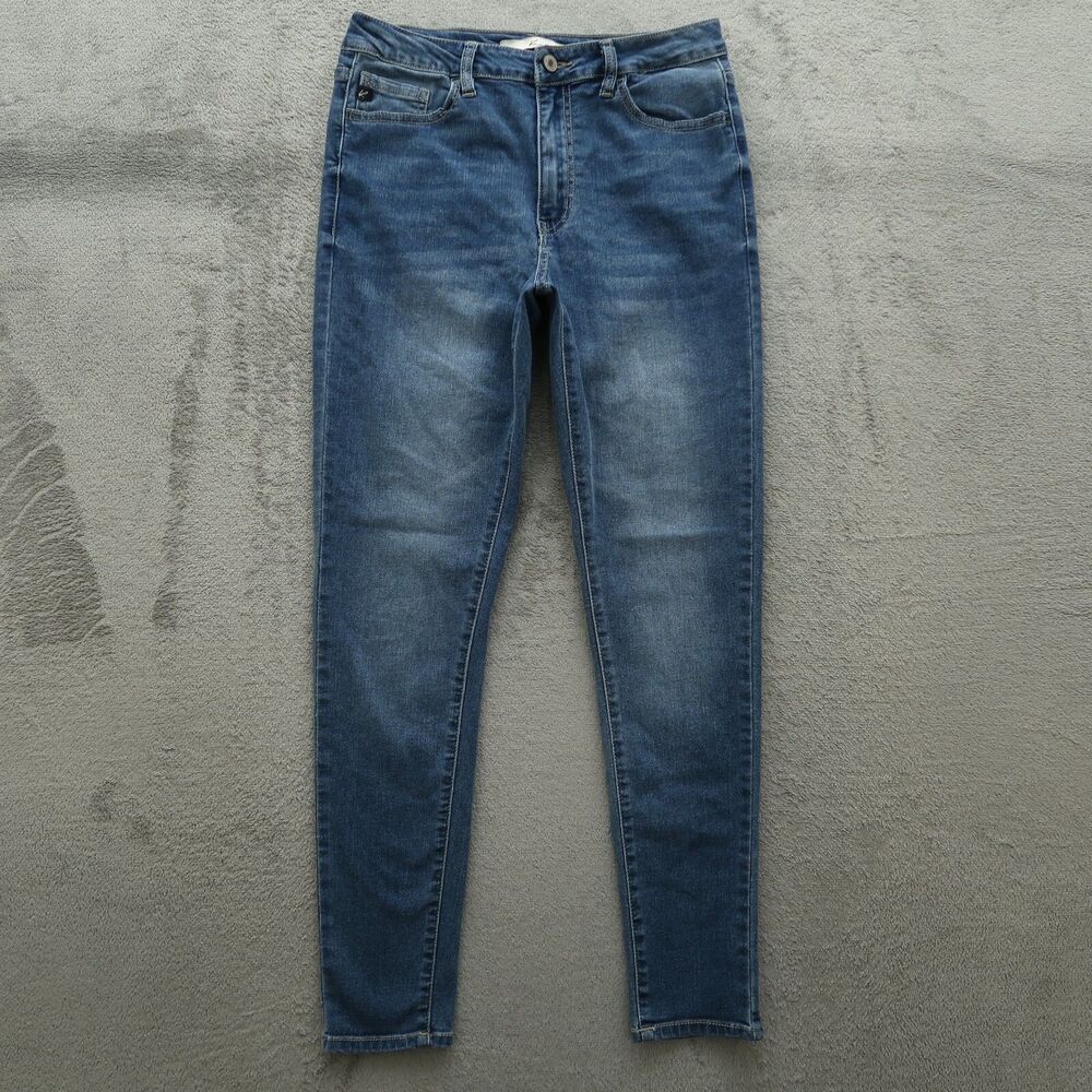 KanCan Jeans Junior's Size 9 Blue Mid-Rise Skinny Denim Pants 29" Inseam Stretch